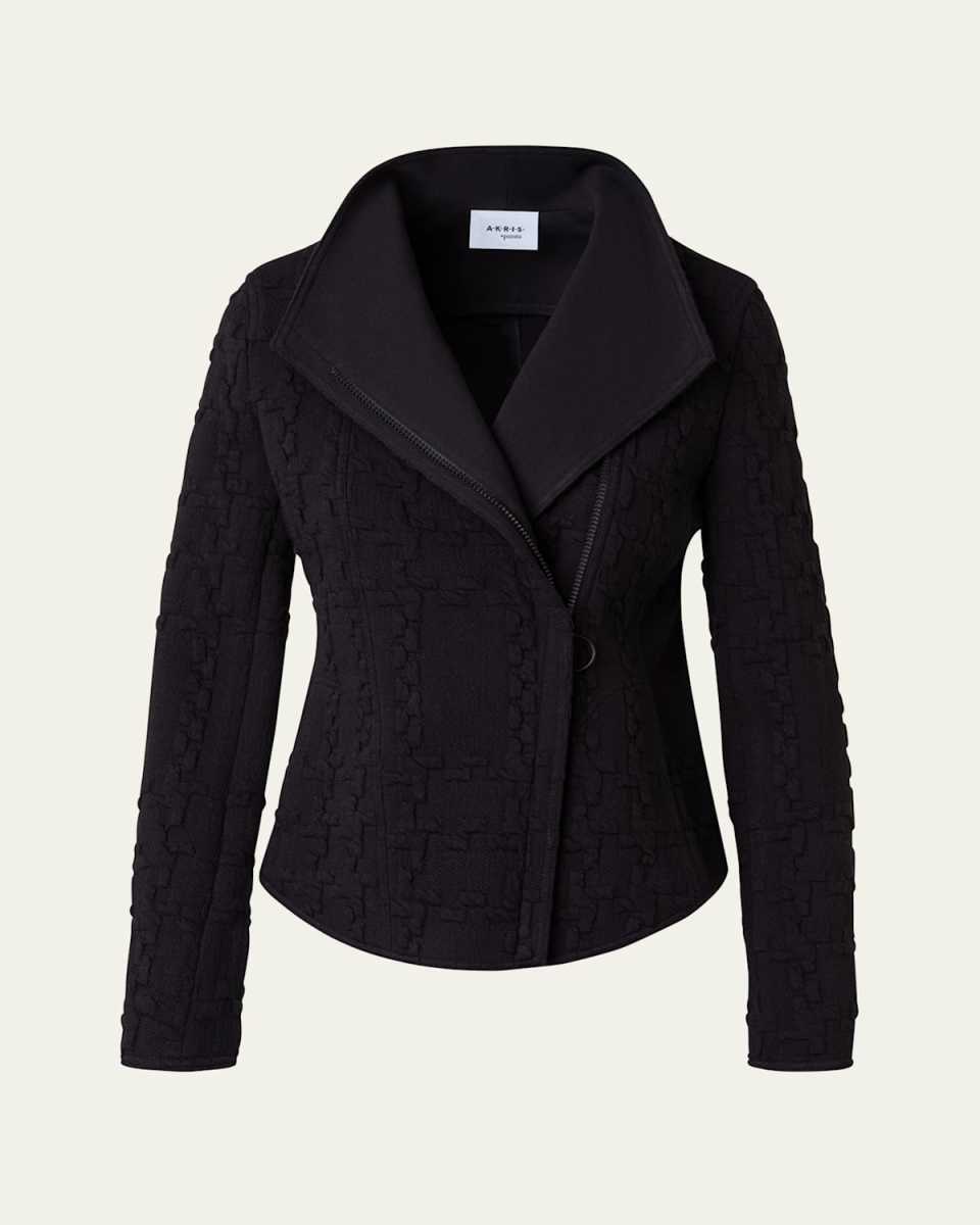 XL Glencheck 3D Jersey Biker Jacket